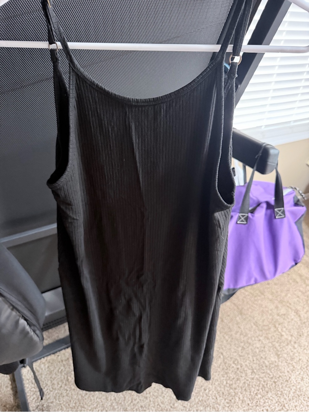O'Neill Black Ribbed dress